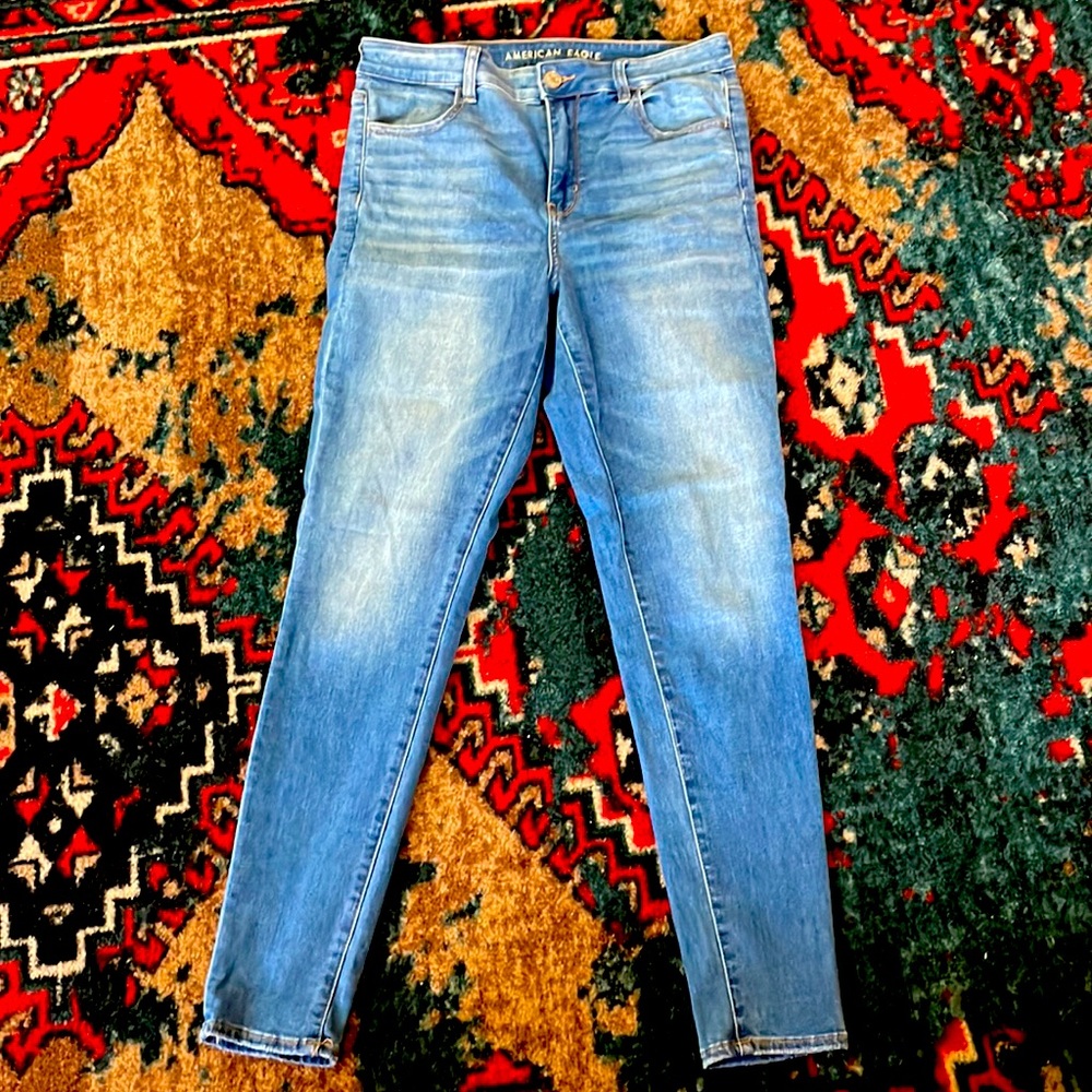 AE high rise jeggings work once.